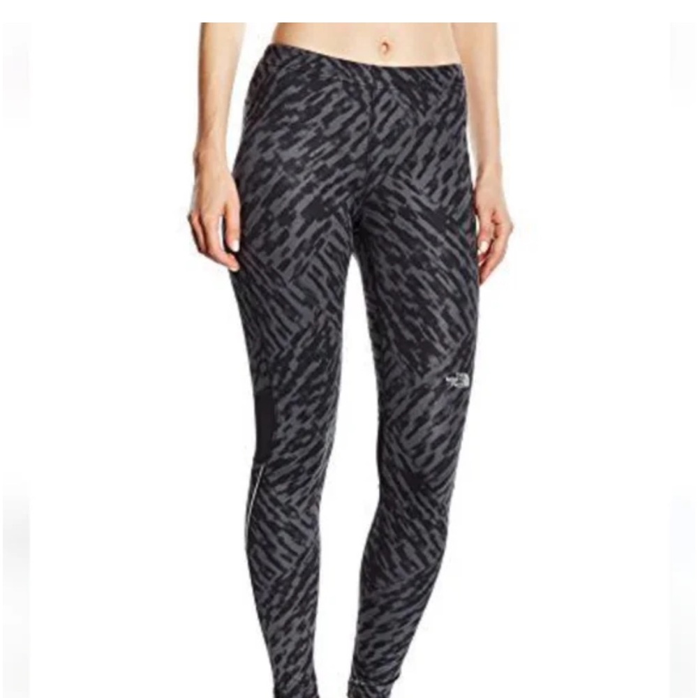 🏷️ TNF Running GTD Reflective Outdoor Activewear Leggings MEDIUM Animal Print